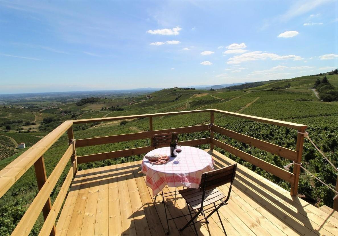 Tiny House Au Coeur Du Vignoble Beaujolais Hotel Фльори Екстериор снимка